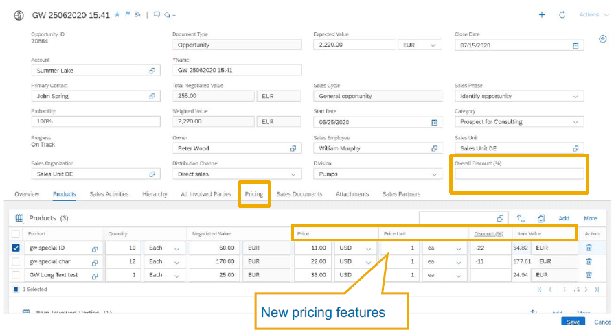 What's new in SAP Sales Cloud 2008 9