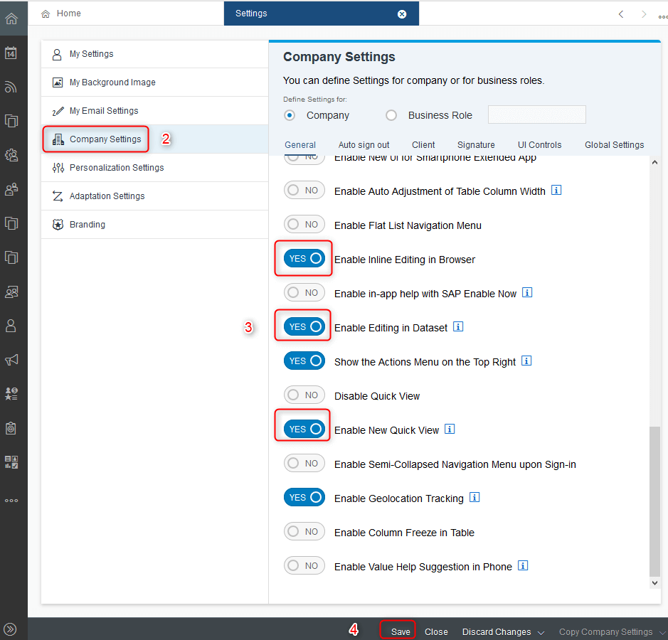 How to Edit Information in OWL Screens and New Quick View in SAP C4C?