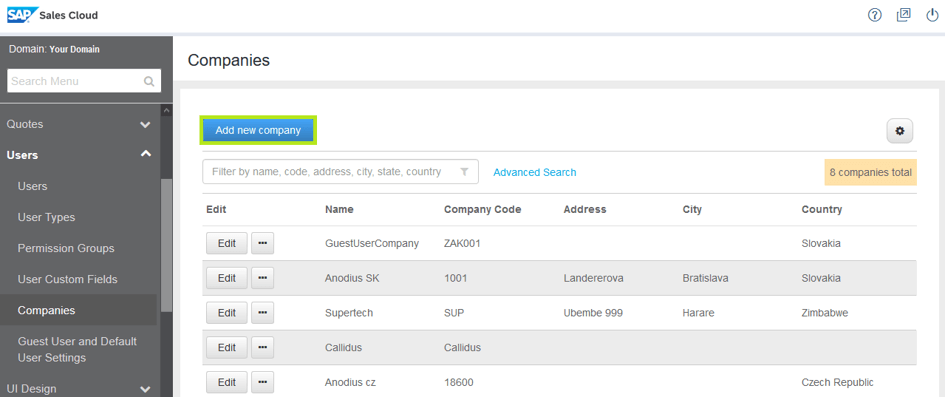 How to import your first set of users to SAP CPQ